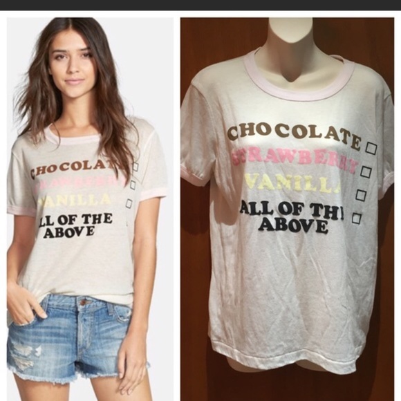 Wildfox Ice Cream Sundae All of the above T shirt - Picture 1 of 5